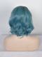 Krickentend Blau Wellig Bob Lace Front Synthetische Perücke SNY098