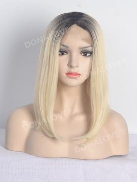 Schwarz Ombré Blond Bob Synthetische Lace Front Perücke-SNY109