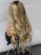 Blonde Ombre Lange Wellige Full Lace Echthaar Perücke FLW059