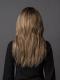 Blonde Balayage Lange Wellige Full Lace Echthaar Perücke FLW044